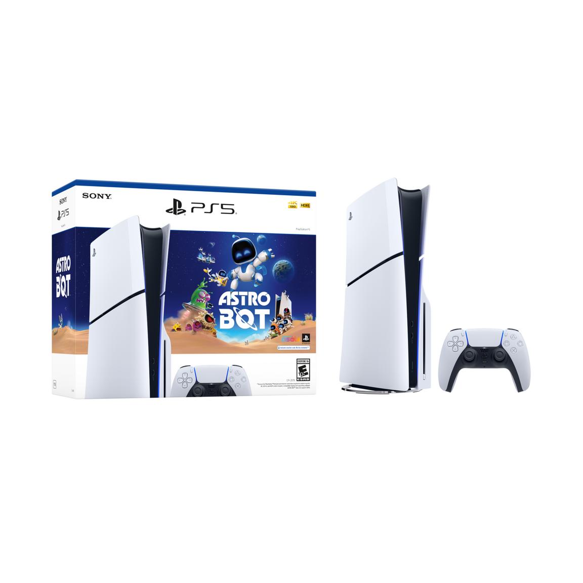 Sony Playstation 5 Slim Console Disc Editon-Astro Bot Bundle
